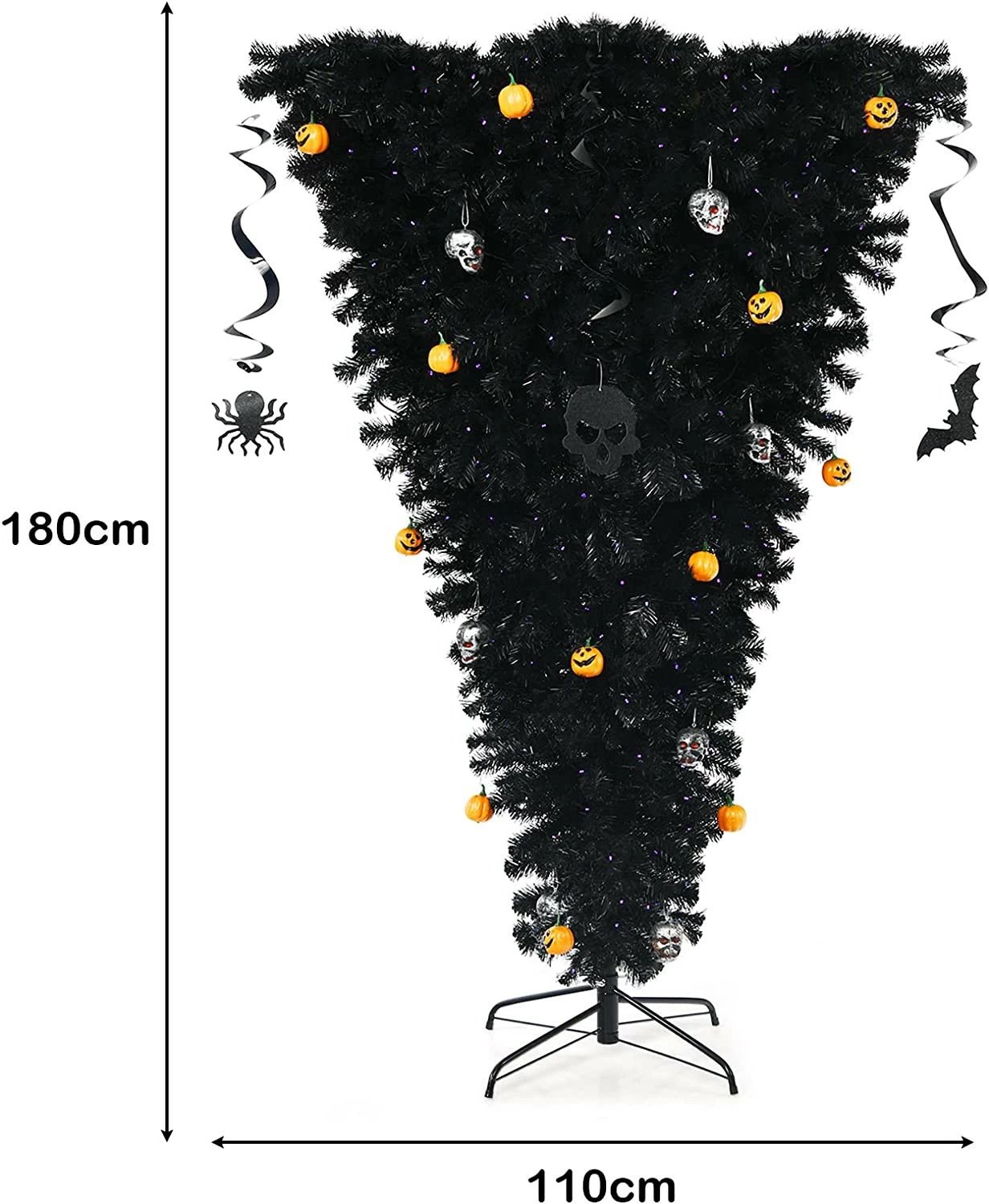 Costway 180cm LED Künstlicher Weihnachtsbaum – Bild 6