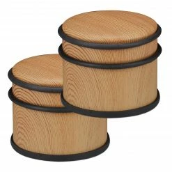Relaxdays 2 x Türstopper Holzoptik
