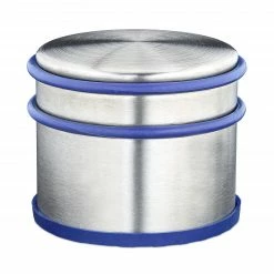 Relaxdays 1 x Türstopper Edelstahl blau