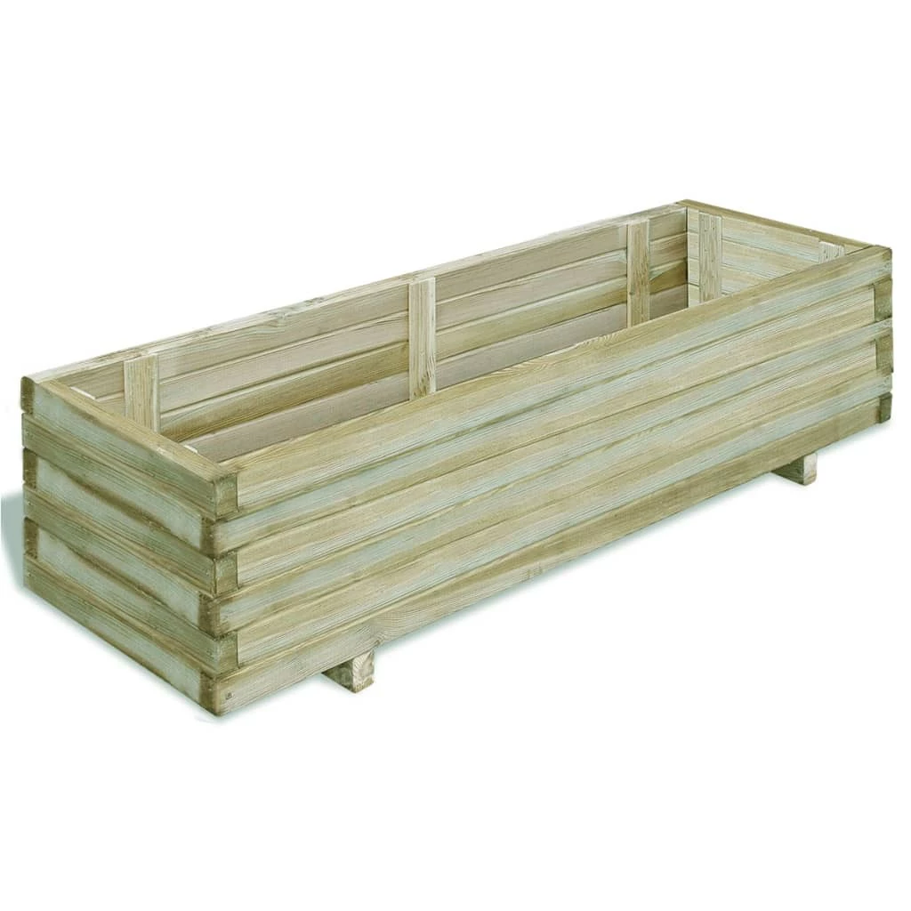 VidaXL Hochbeet Holz - vidaXL Hochbeet 120x40x30 cm Holz Rechteckig