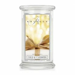 Kringle Candle Große Classic Candle Gold & Cashmere