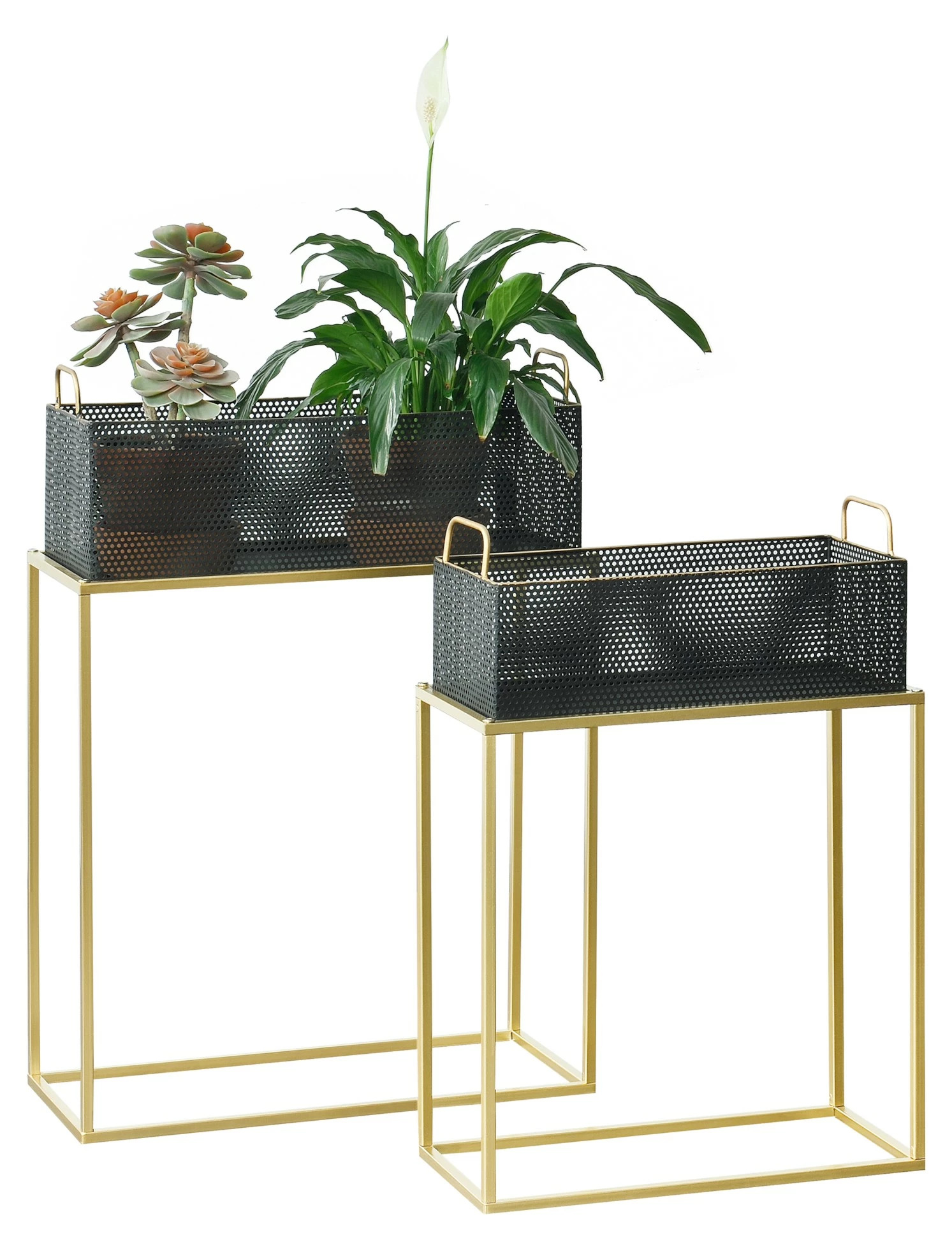 En.casa Pflanzständer Jurbise 2er Set