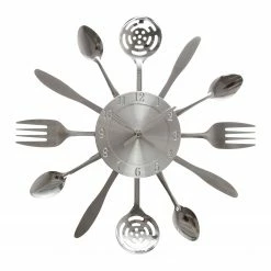 My Flair Wanduhr Cuterly - Messing - Silber