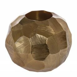 My Flair Teelichthalter Guildford - Aluminium - Gold