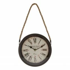 My Flair Wanduhr Thuin - Eisen - Braun / Beige