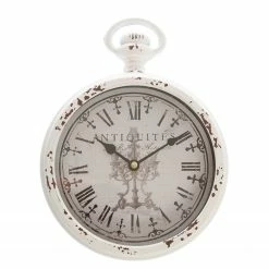 My Flair Wanduhr Strombeek - Messing - Weiß