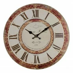 My Flair Wanduhr Love - MDF - Mehrfarbig