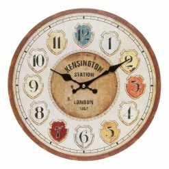 My Flair Wanduhr Kambalda - MDF - Mehrfarbig