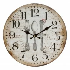 My Flair Wanduhr Corbion - MDF - Mehrfarbig