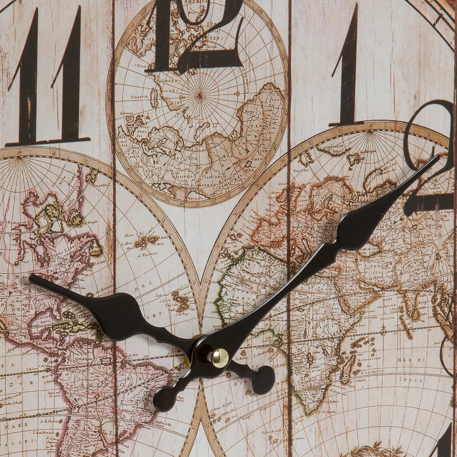 My Flair Wanduhr Castelao - MDF - Mehrfarbig – Bild 3