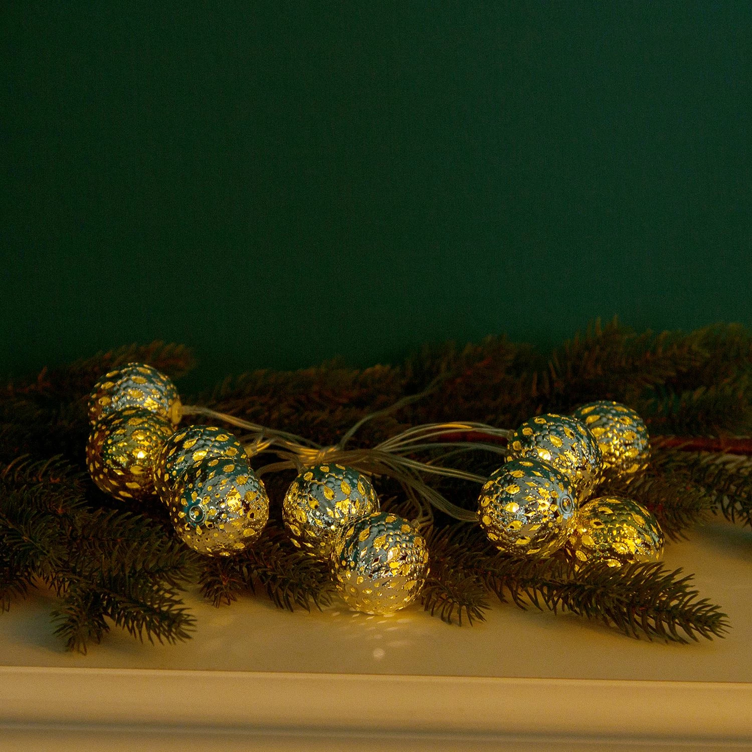 My Flair LED-Lichterkette Lobos - PVC / Kupfer - Silber – Bild 2