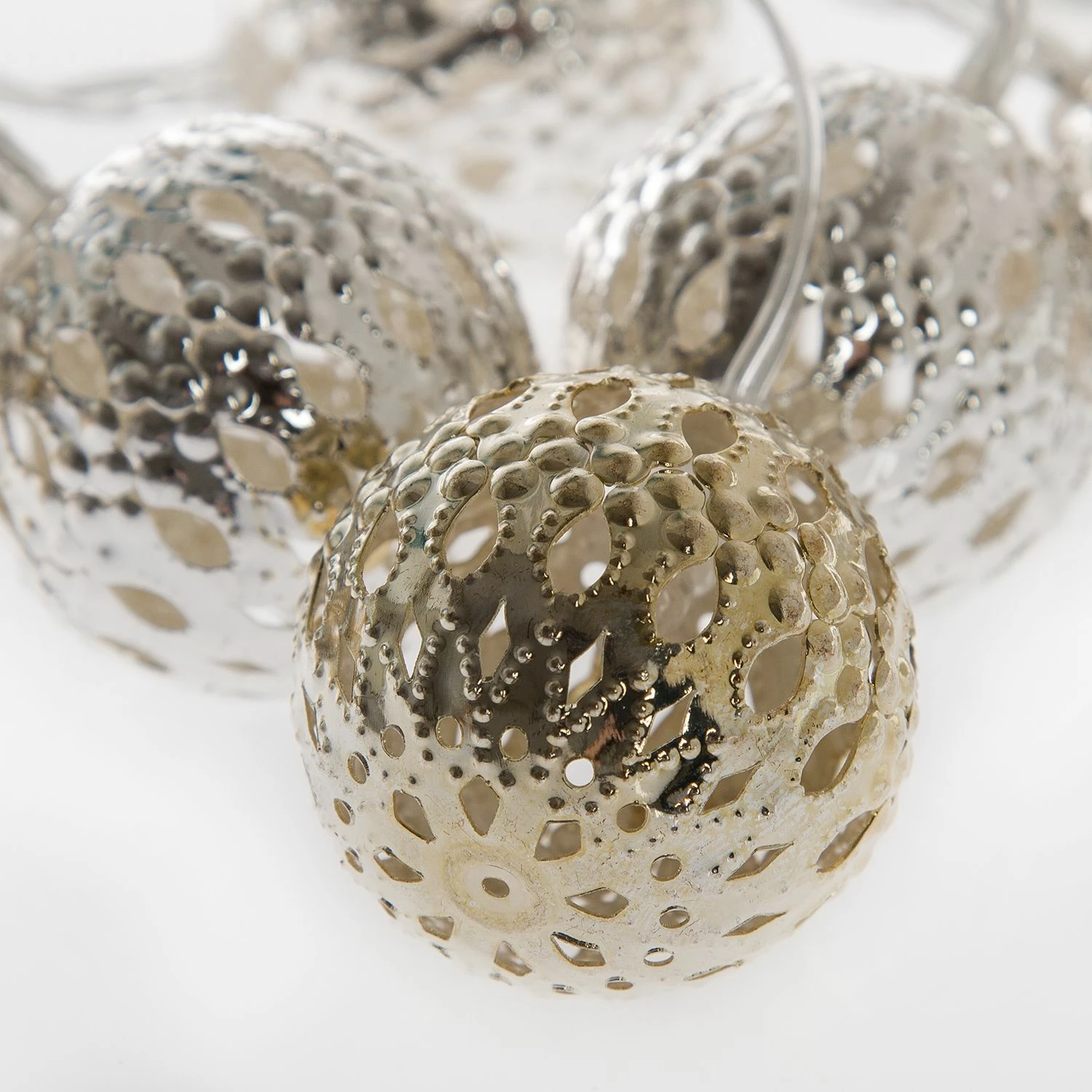 My Flair LED-Lichterkette Lobos - PVC / Kupfer - Silber – Bild 3