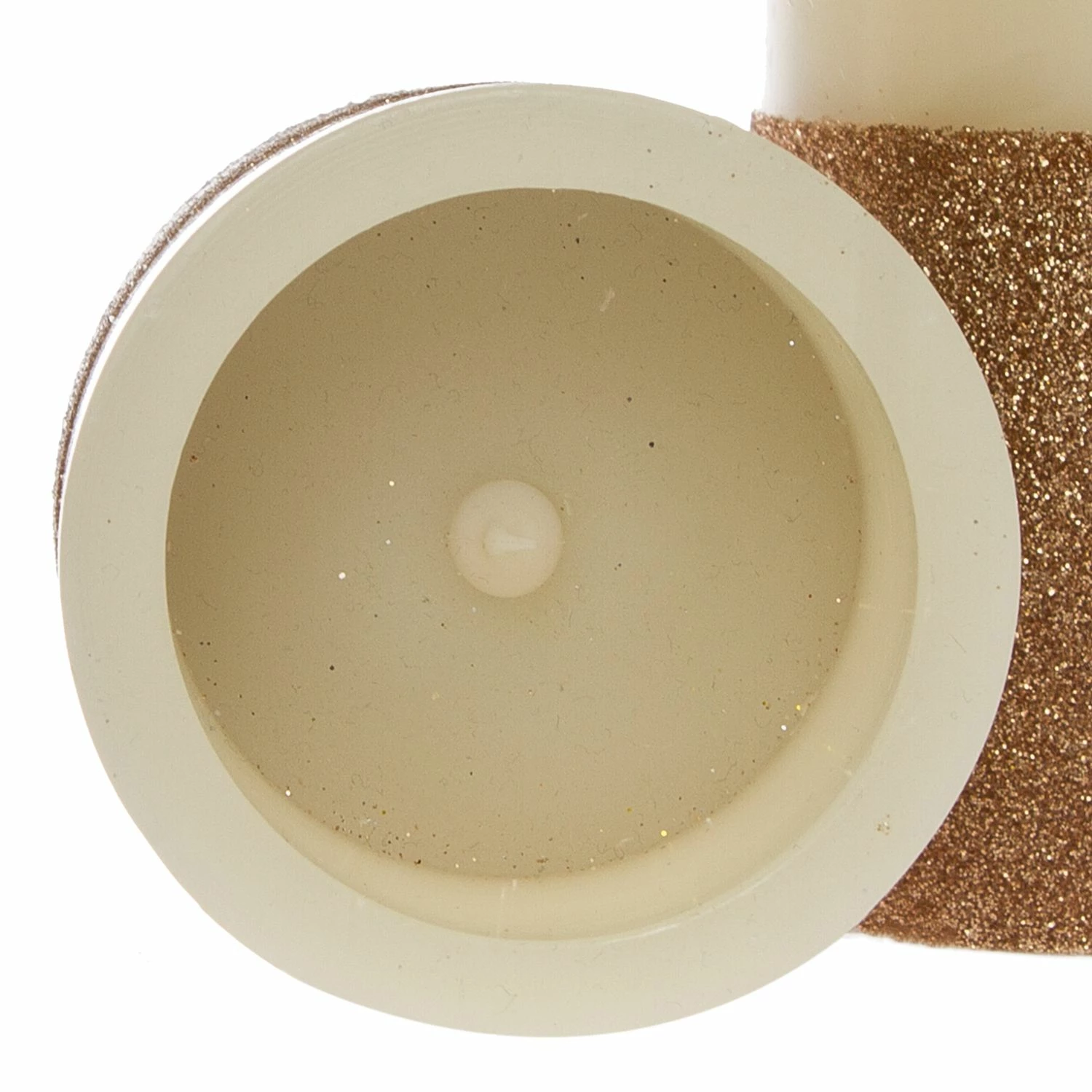 My Flair LED-Kerze Gilston (3-teilig) - Wachs - Kupfer – Bild 4