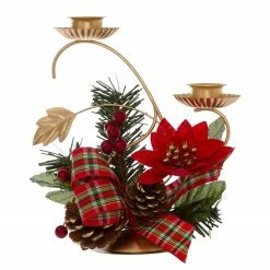 My Flair Kerzenständer Lebrina - PVC / Kupfer - Rot