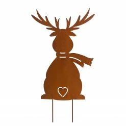 Twentyfour Gartenstecker San Javier - Metall - Braun