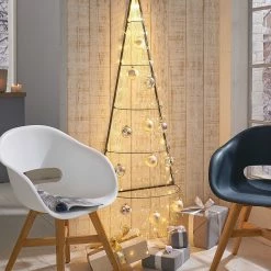 Twentyfour LED-Lichterregen Busselton - Kupfer / Kunststoff - Schwarz