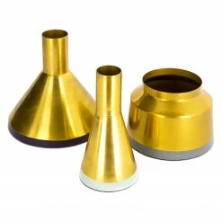 Kayoom Vasen-Set Culture (3-teilig) - Metall - Grau / Lila