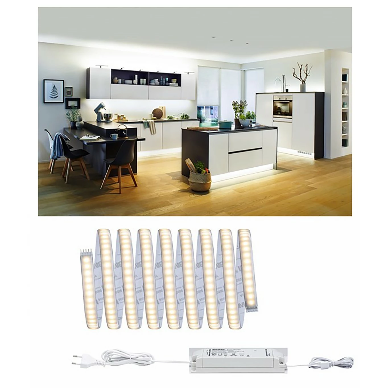 Paulmann LED-Lichterkette Denman 3m IX - Silikon - 1-flammig