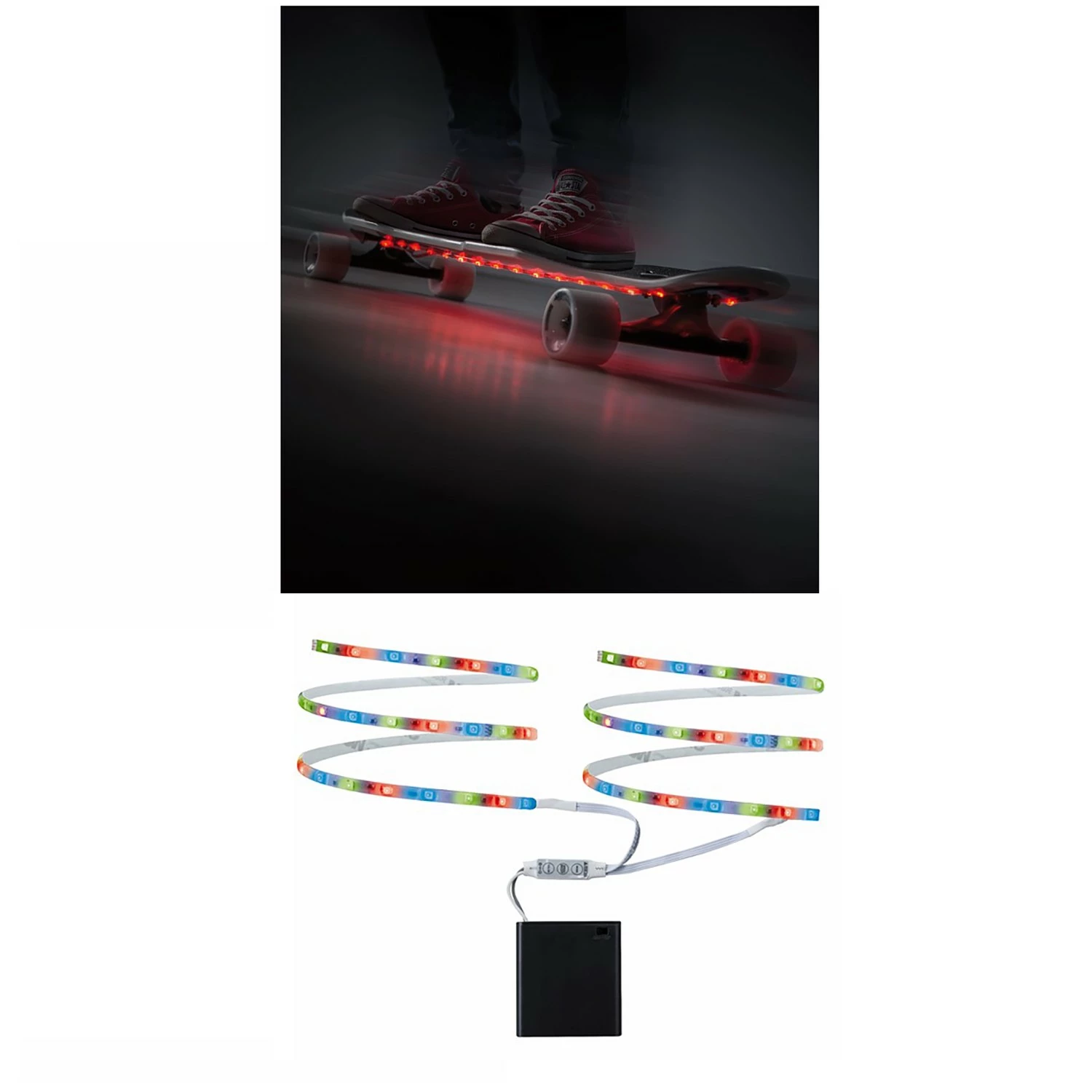 Paulmann LED-Lichterkette Montana 0,8m - Silikon - 1-flammig