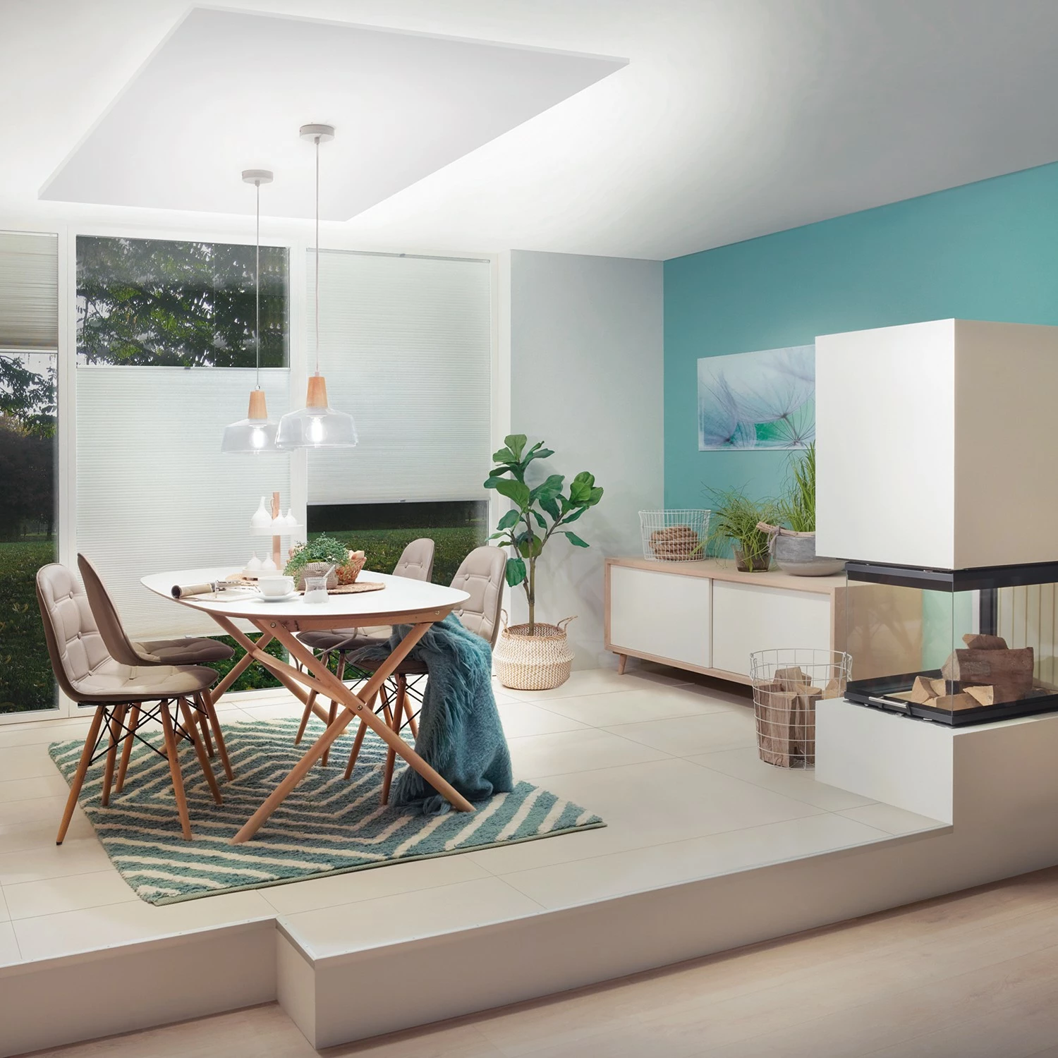 Paulmann LED-Lichterkette Denman 5m IV - Silikon - 1-flammig – Bild 2