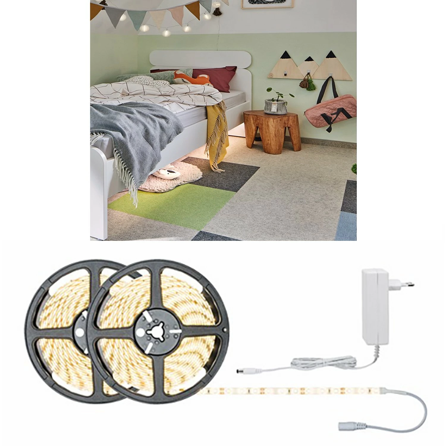 Paulmann LED-Lichterkette Ilheus 10m III - Silikon - 1-flammig