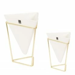 Vase Trigg (2-teilig) - Gold