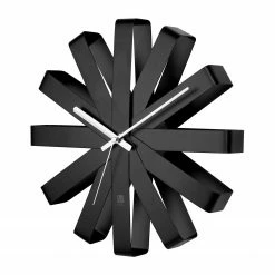 Umbra Wanduhr Ribbon - Quarz - Schwarz