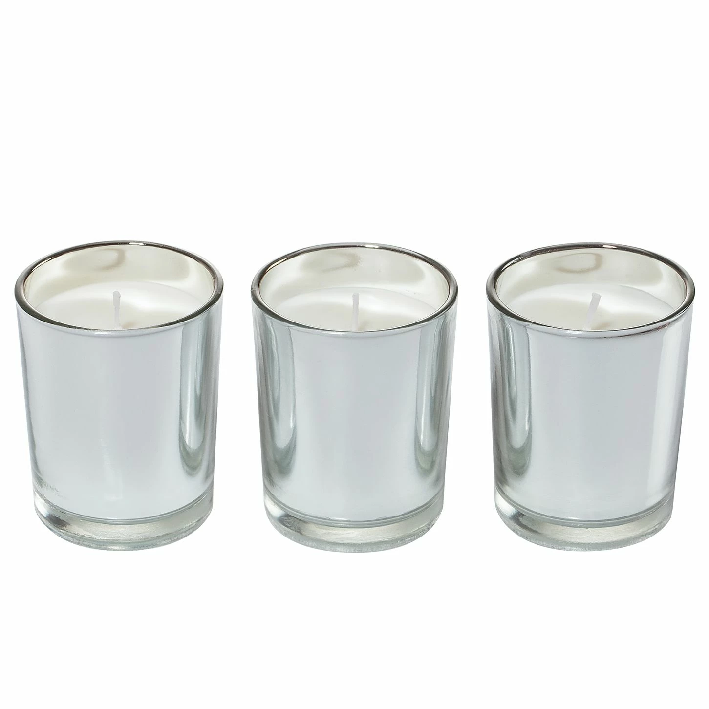 Ritzenhoff Duftkerzen Coconut Verbena (3er-Set) - Silber