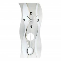 Pendeluhr Cedros - Quarz - Silber