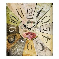 AMS Wanduhr Vrist - Quarz - Mehrfarbig