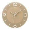 AMS Wanduhr Kettig - Quarz - Hellbraun
