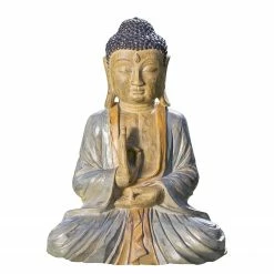 Boltze Dekofigur Buddha Beluga - Kunstharz