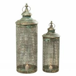 Boltze Laterne Ragna - Eisen - Metallisch / Grün