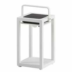 Best Freizeitmöbel Solar-Laterne Cloyd I - Aluminium - Weiß