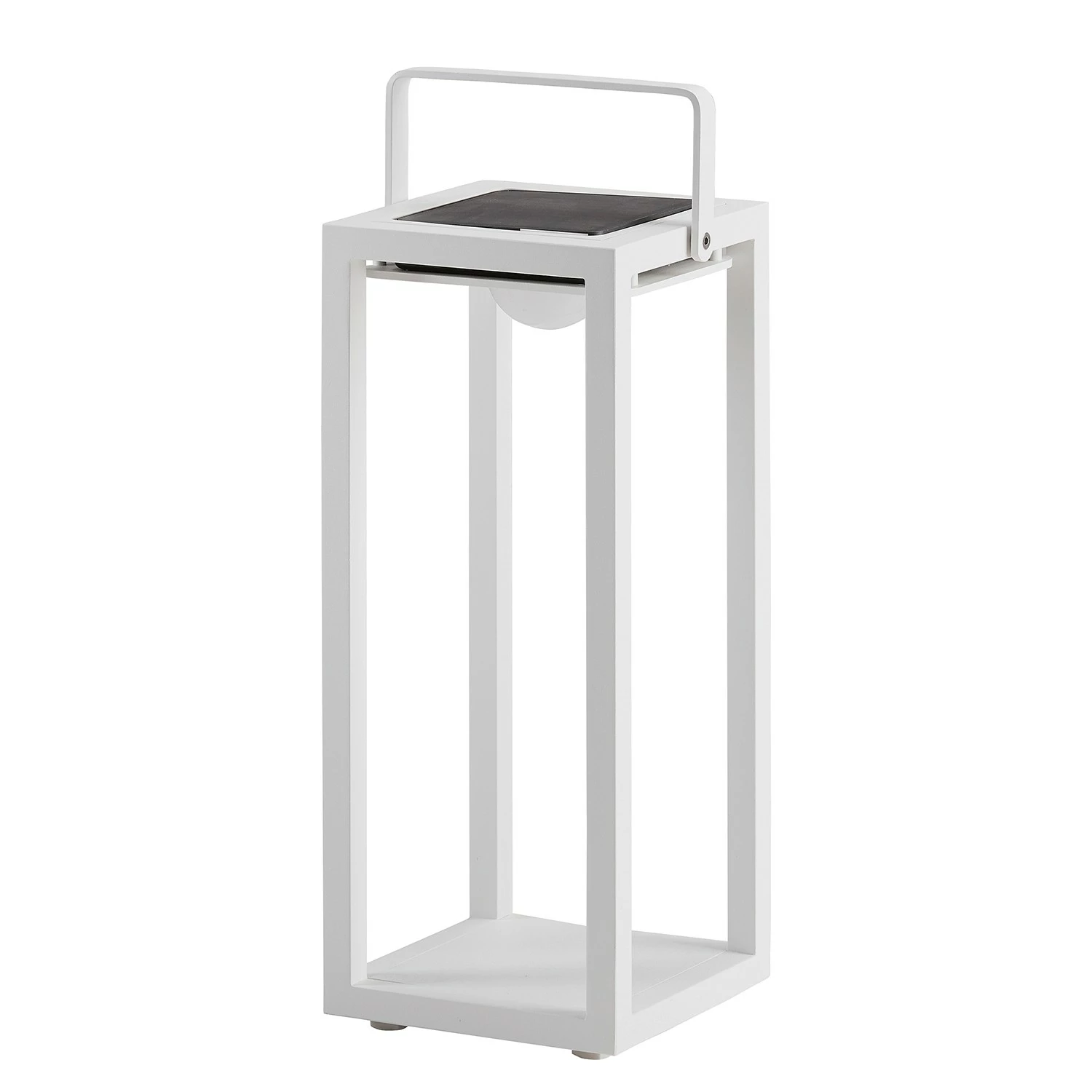 Best Freizeitmöbel Solar-Laterne Cloyd IV - Aluminium - Weiß