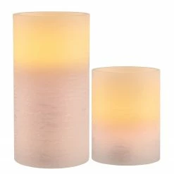 Pauleen Wachskerze Cosy Lilac (2er-Set) - Wachs - 2-flammig