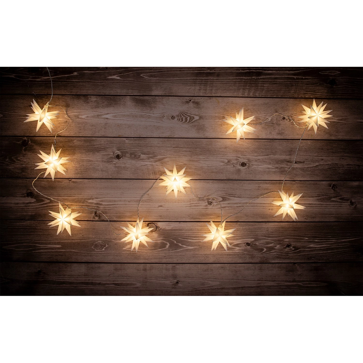 Näve LED-Lichterkette Mosnac I - Polyester PVC - 9-flammig – Bild 3