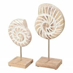 Boltze Dekofigur Jasmin (2-teilig) - Mango - Natur