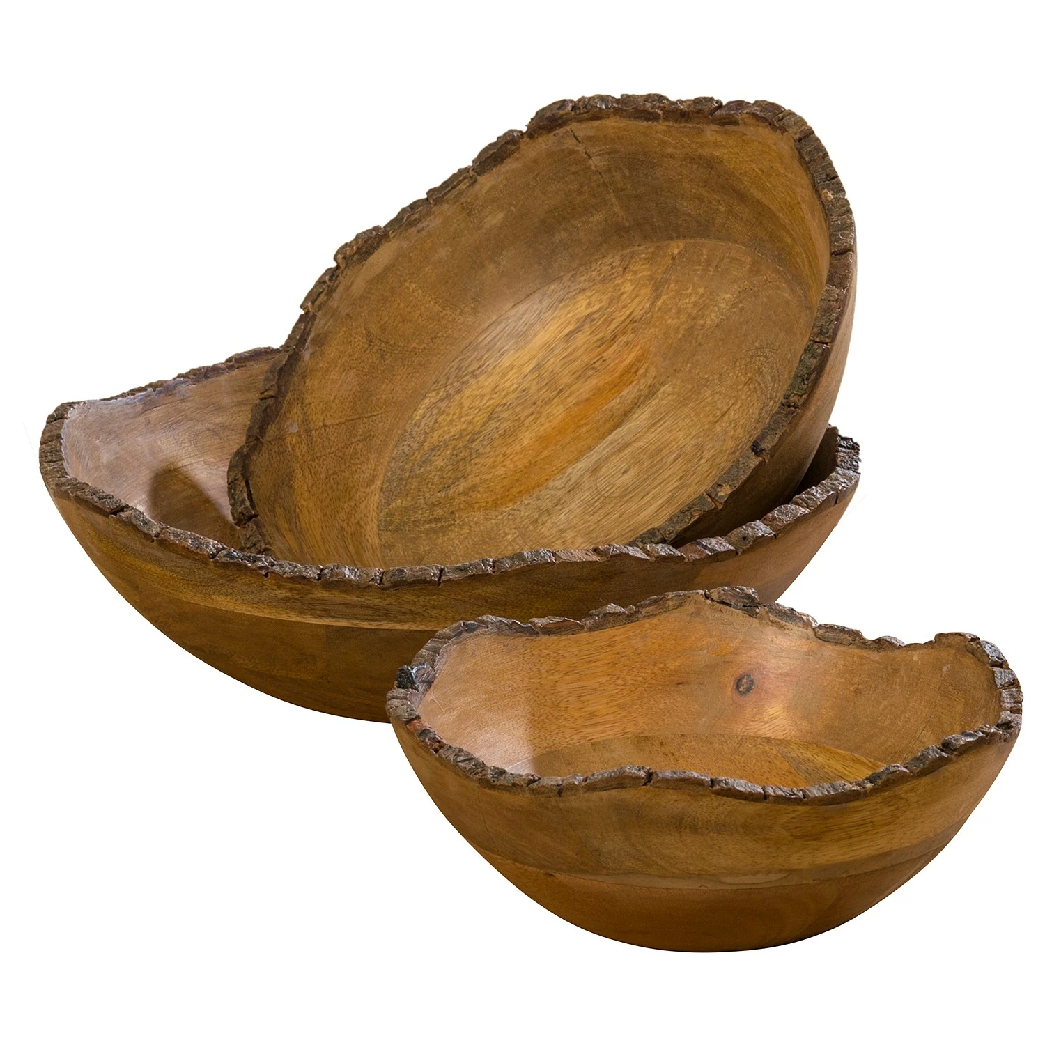 Boltze Schale Widdo II (3-teilig) - Esche - Natur