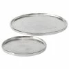 Boltze Dekoteller Valomi (2-teilig) - Aluminium - Silber