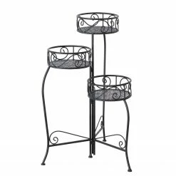 Boltze Pflanztisch Broder - Eisen - Dunkelbraun