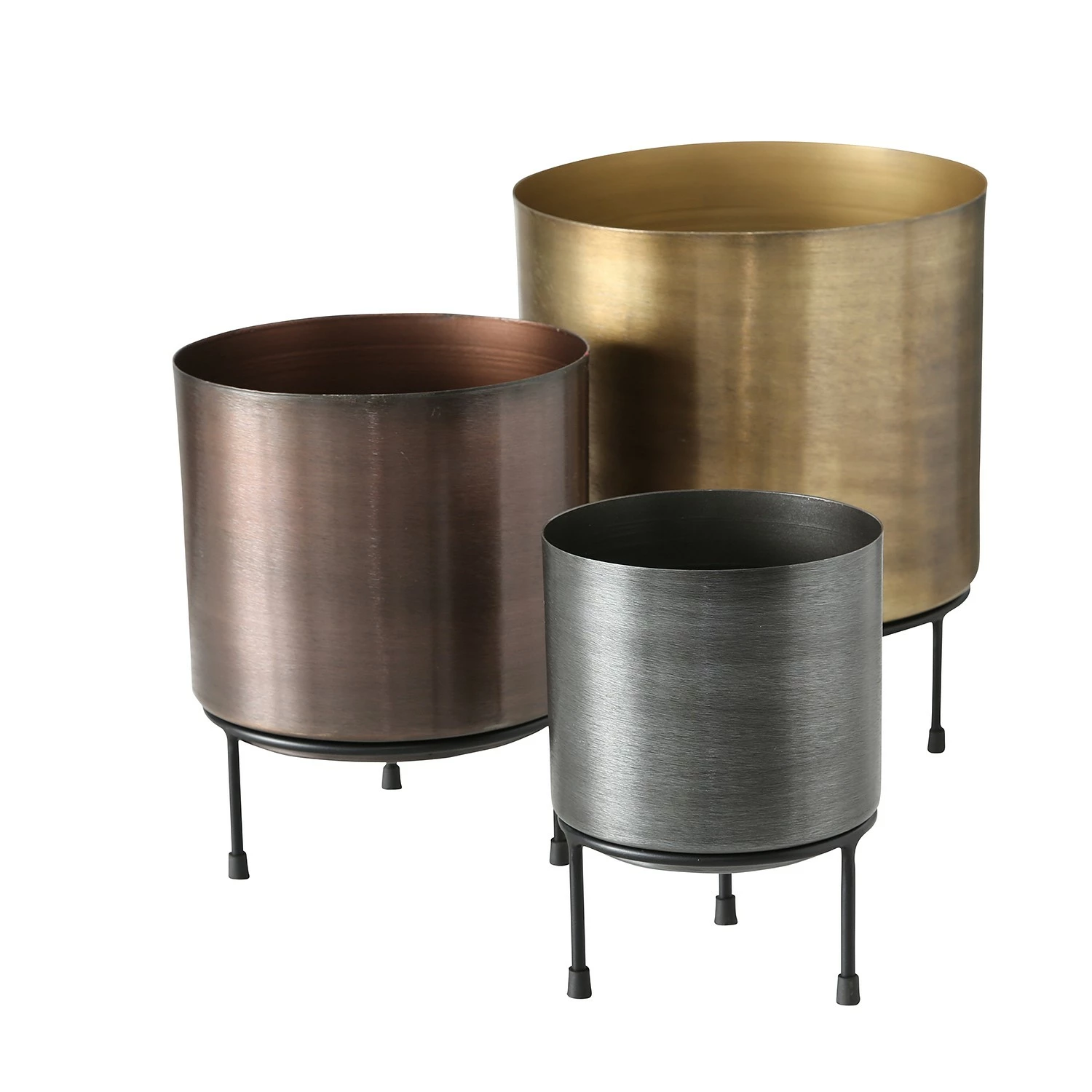 Boltze Pflanztopf Dean (3-teilig) - Eisen - Mehrfarbig – Bild 6