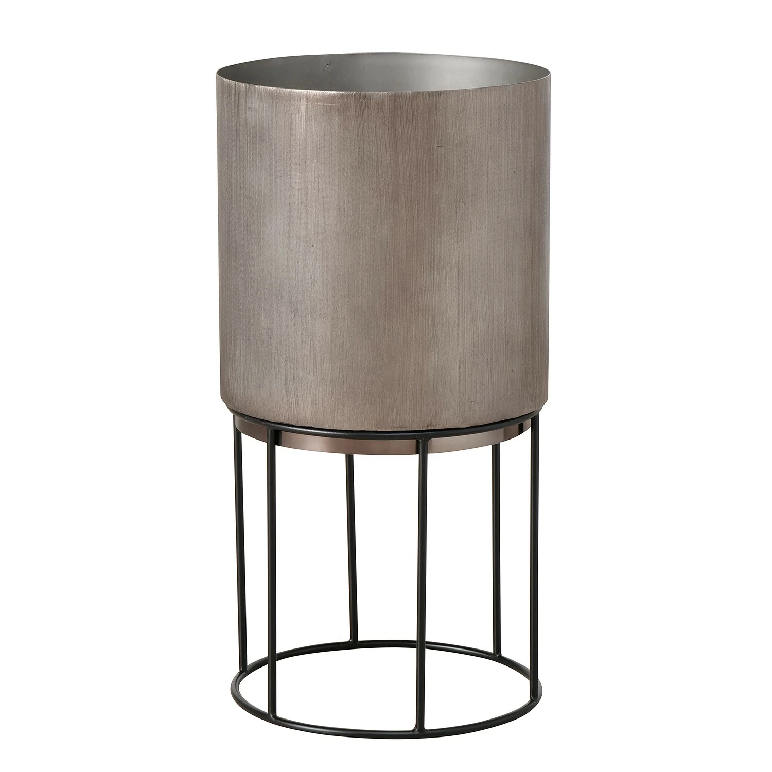 Boltze Pflanztopf Golia II (3-teilig) - Aluminium - Graphit – Bild 4