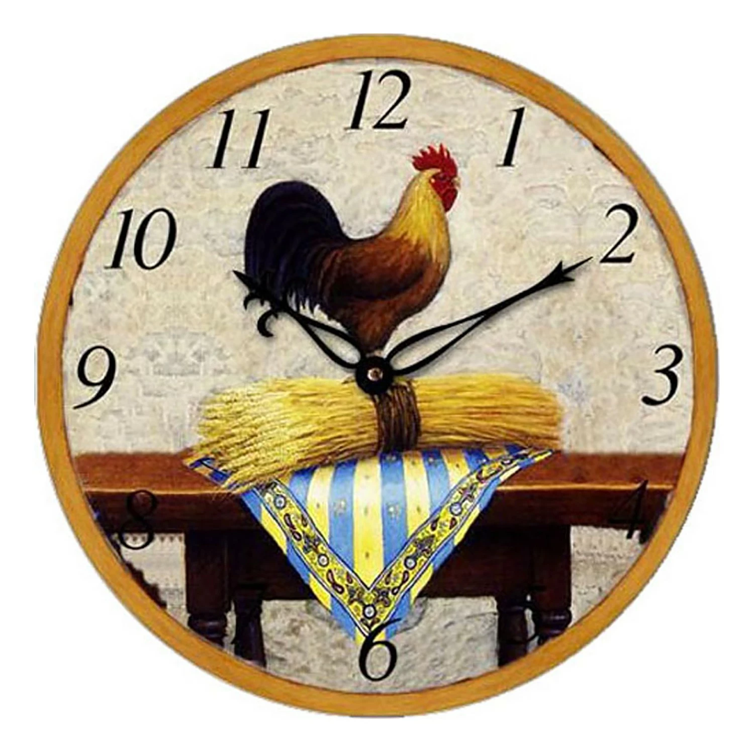 Technoline Wanduhr WT 1014 Hahn - Mehrfarbig