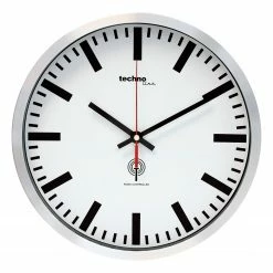 Technoline Wanduhr WT 8990 - Metall - Silber