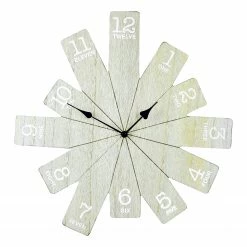 Technoline Wanduhr Liezey - Holz - Hellbraun