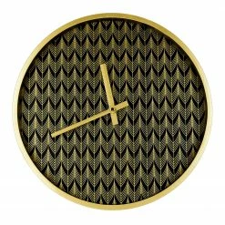 Technoline Wanduhr Lacalm - Gold / Schwarz