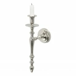 Boltze Kerzenhalter Nancay - Aluminium - Silber