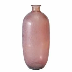 Boltze Vase Alicia - Glas - Rosa - Höhe: 45 cm