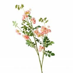 Boltze Dekozweig Cherry - Kunststoff - Rosa